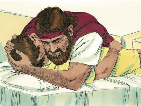 以利亞使撒勒法寡婦的兒子復活